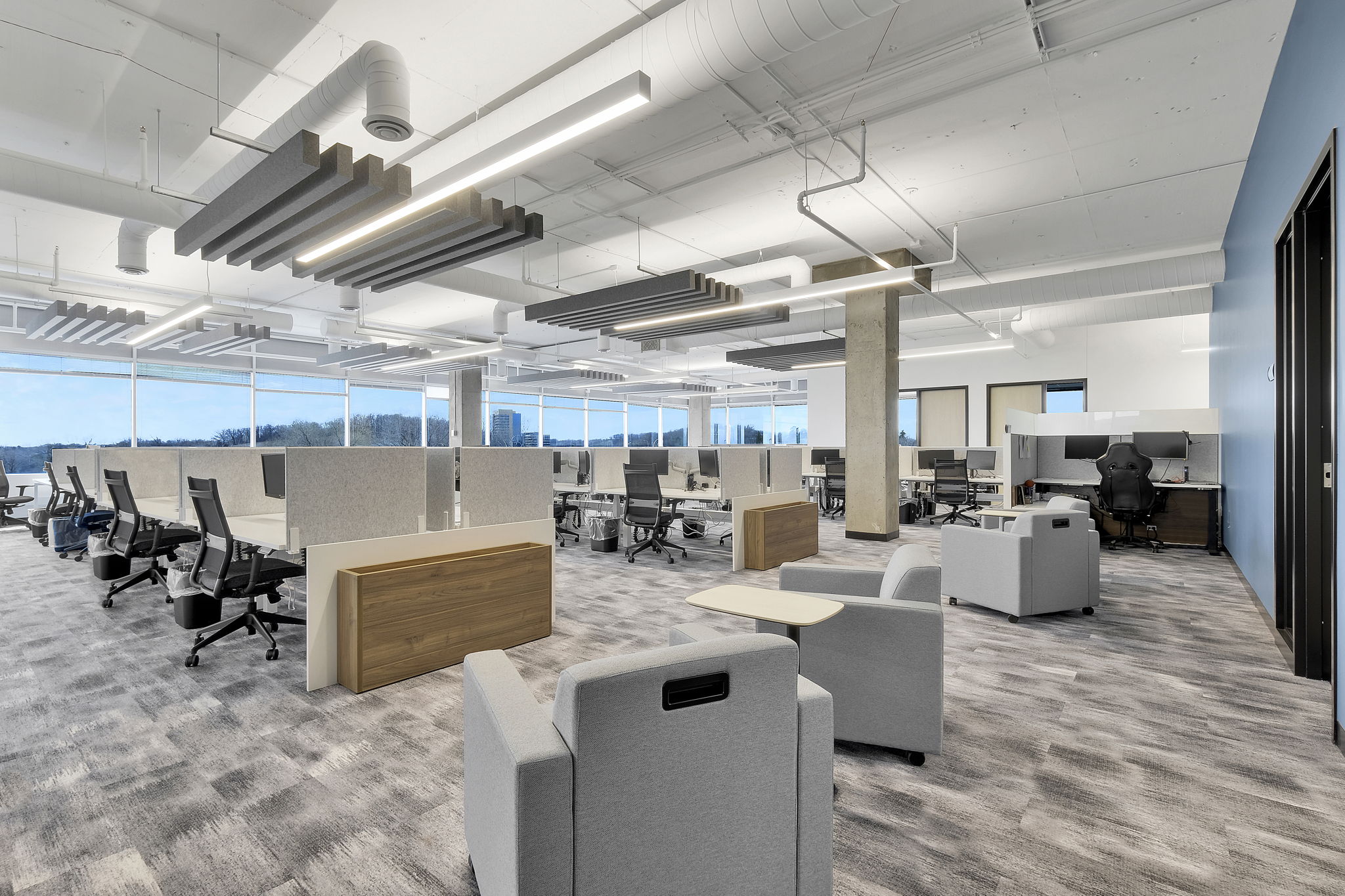 ARCO/Murray Design-Build Minneapolis Office Project LMS Crossmark Open Office Space
