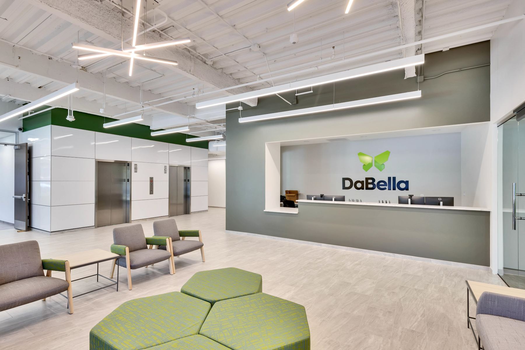 DaBella Austin Office Headquarter Renovation by ARCO/Murray - Reception Area