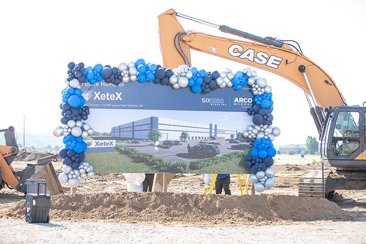 ARCO/Murray and XeteX Celebrate the Groundbreaking of the New 116,000 SF HVAC Manufacturing Facility in Wisconsin - Photo Backdrop