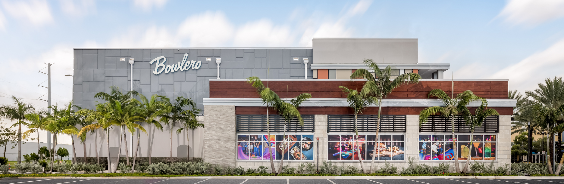 Exterior of retail business