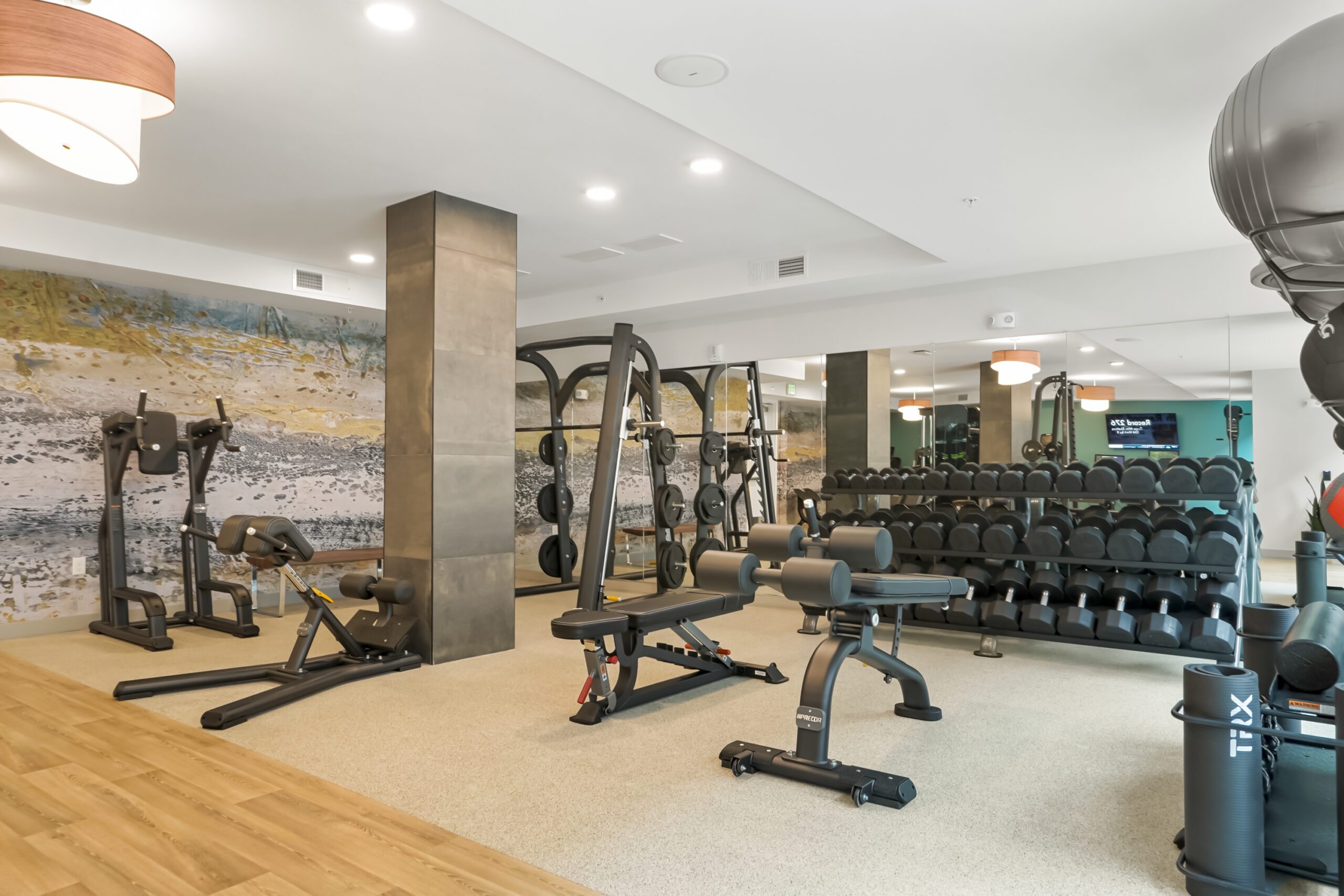 Gym at The Ridian