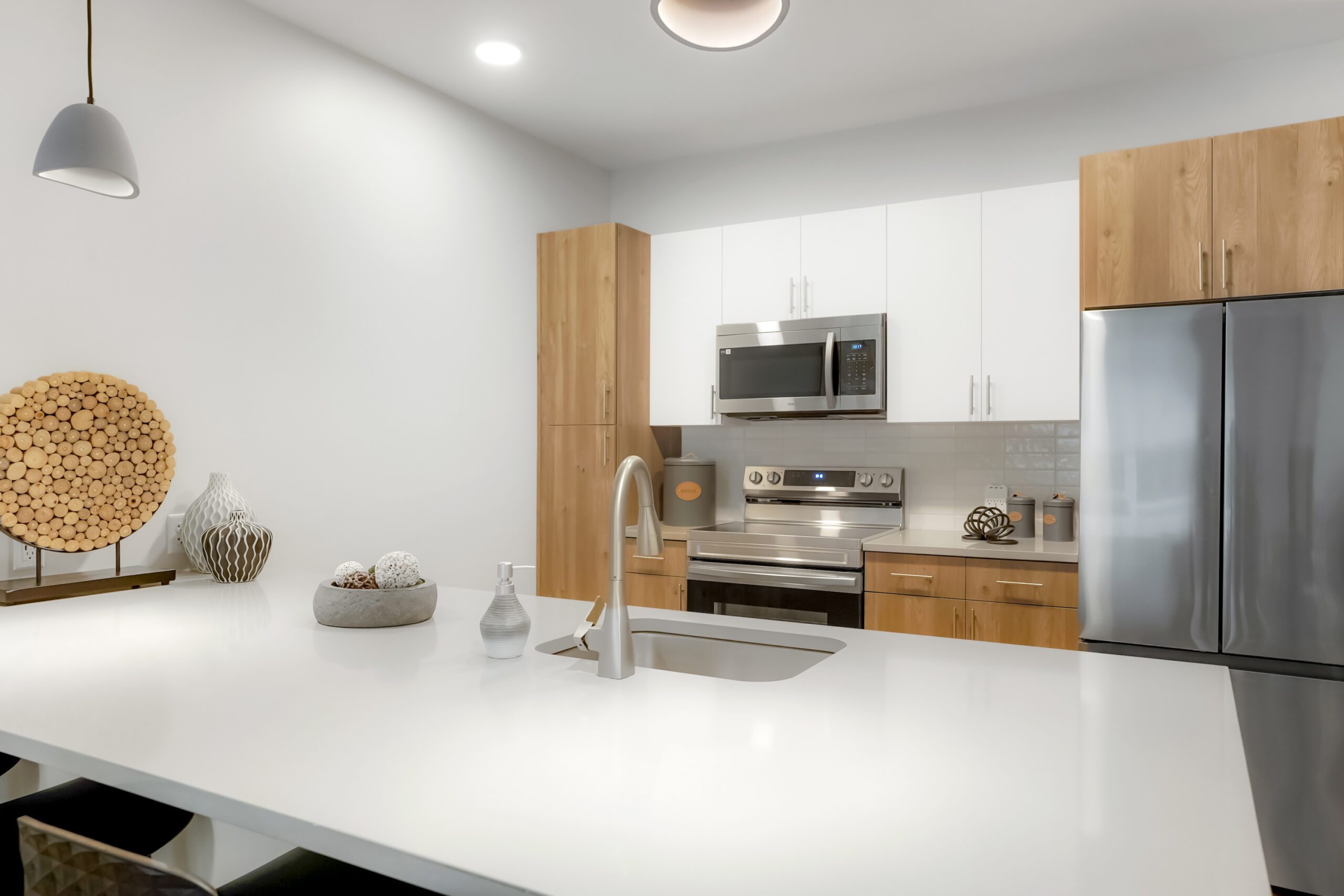Kitchen view at The Ridian