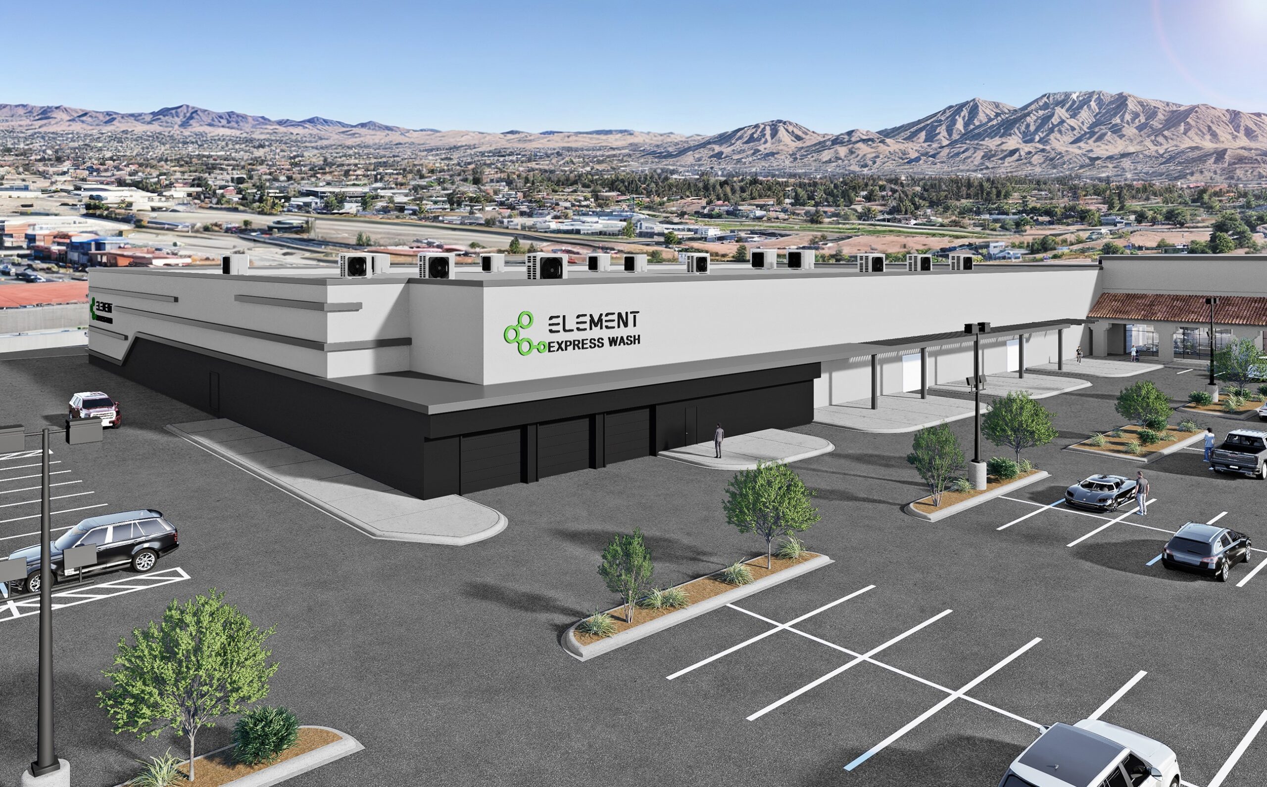 Element Express Car Wash Design-Build Car Wash Construction by ARCO/Murray - Exterior