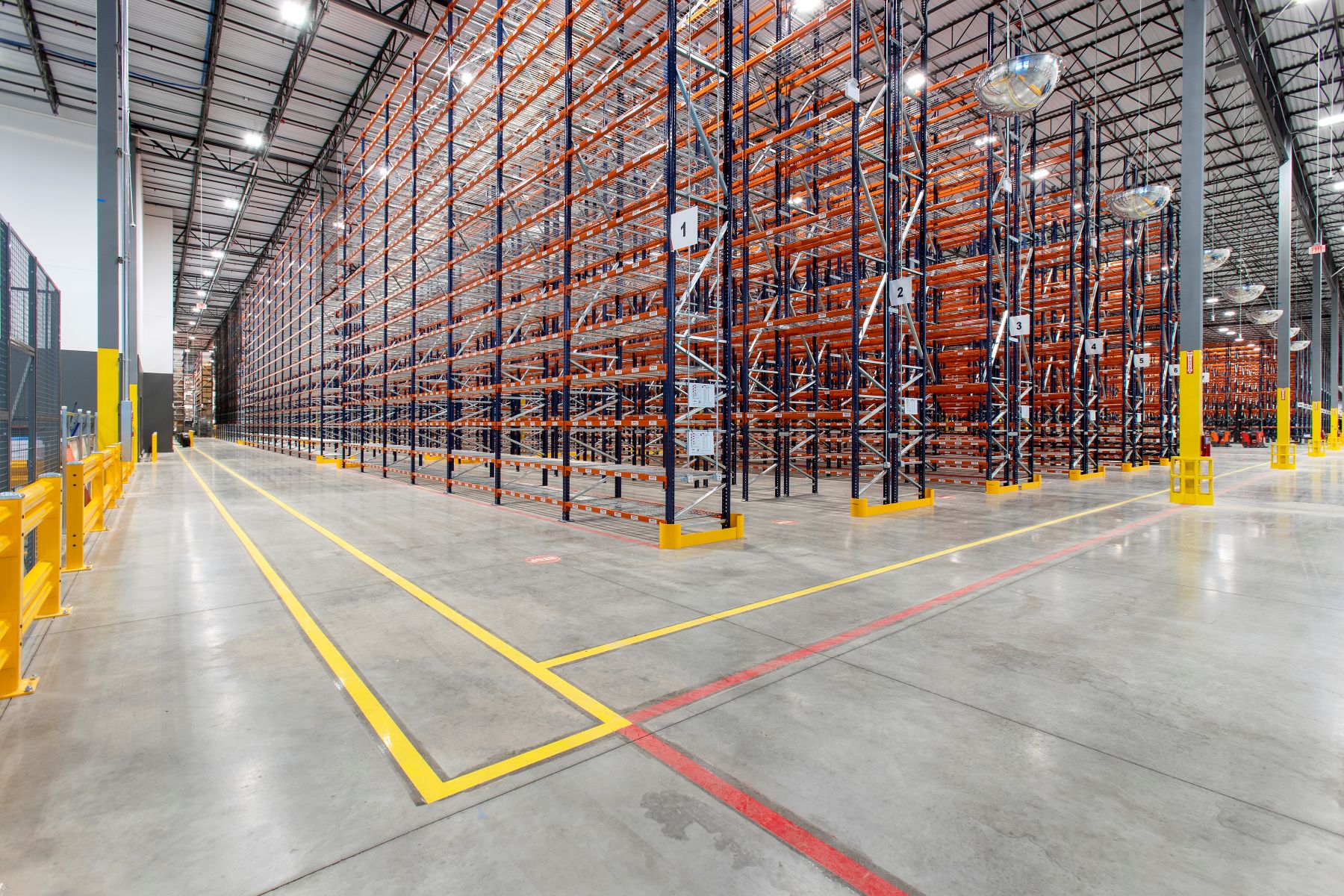 CEVA Logistics 3PL Industrial TI Construction Project by ARCO/Murray - Photo of Warehouse Racking in Melrose Park, Illinois