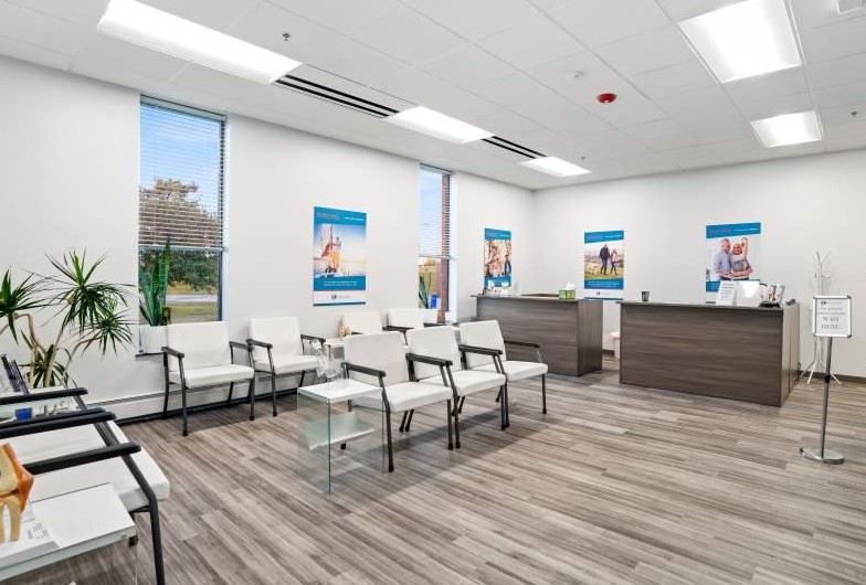 Waiting area from a medical office conversion by ARCO/Murray's Milwaukee team