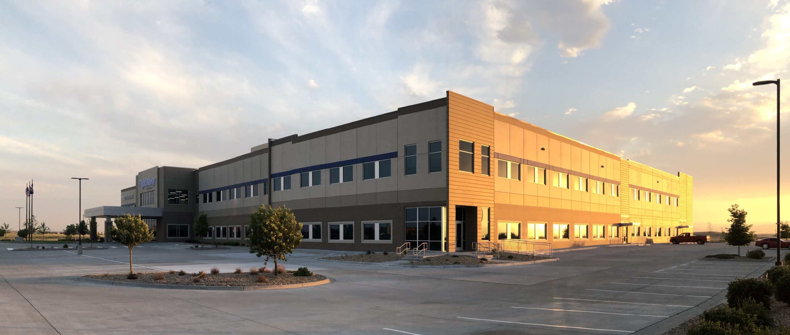 FlightSafety ARCO new construction aviation project - Exterior