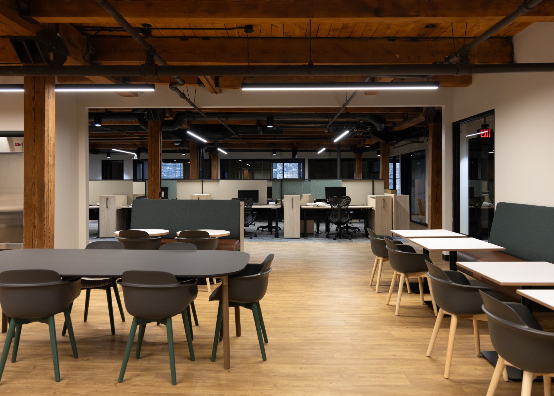 Milwaukee Office Renovation and TI Buildout by ARCO/Murray - Branigan Open Office Area