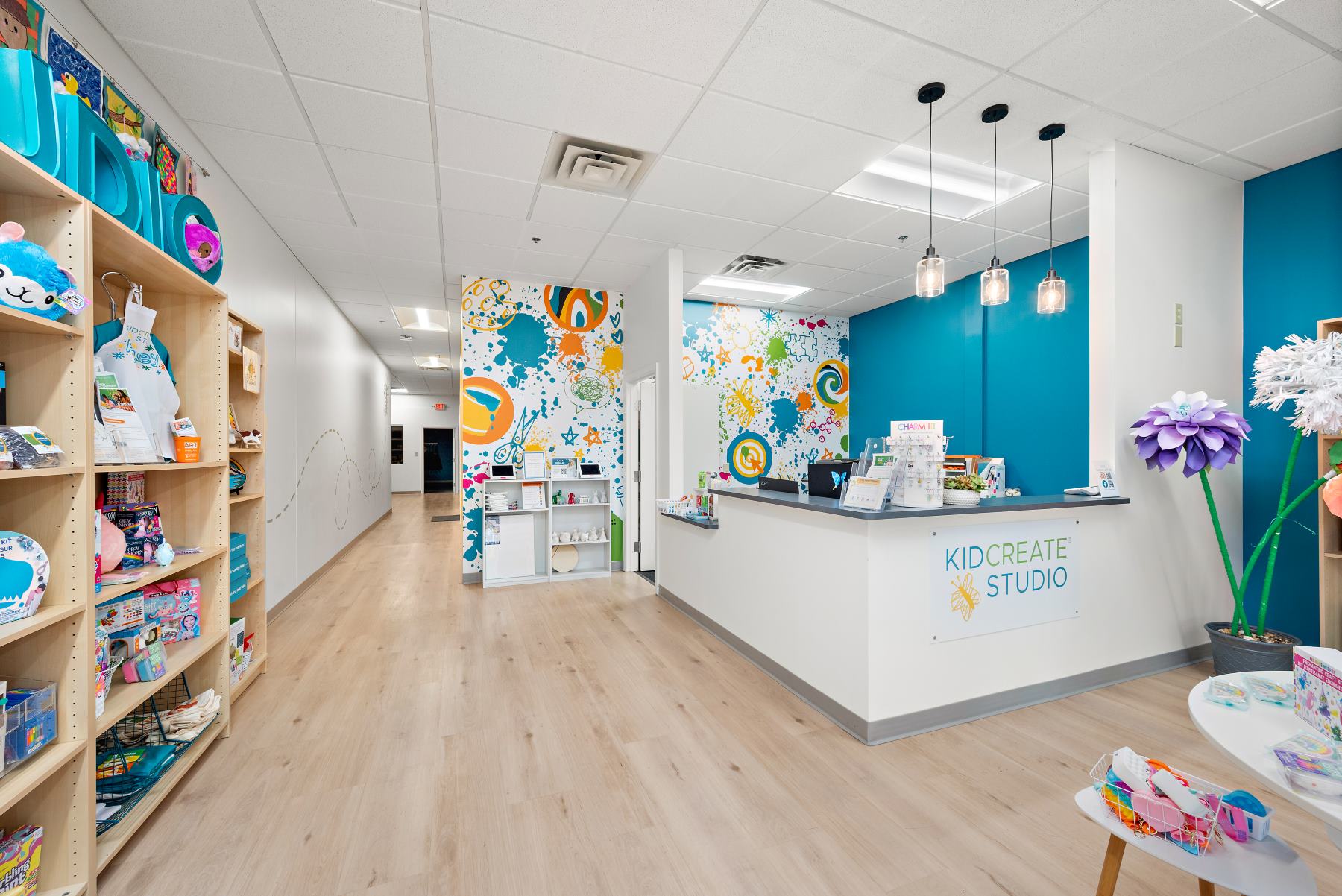 KidCreate Children's Programming Center Construction Buildout by ARCO/Murray - Reception