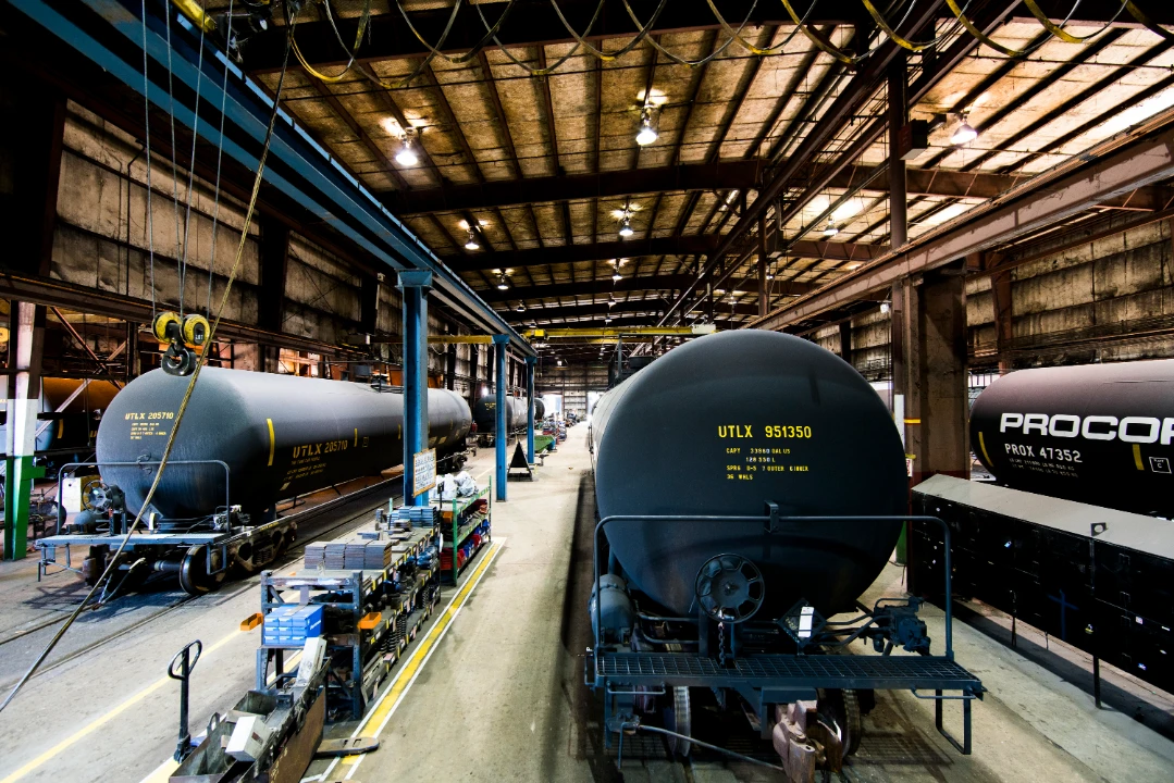 Sample Photo from a UTLX Railcar Maintenance Center