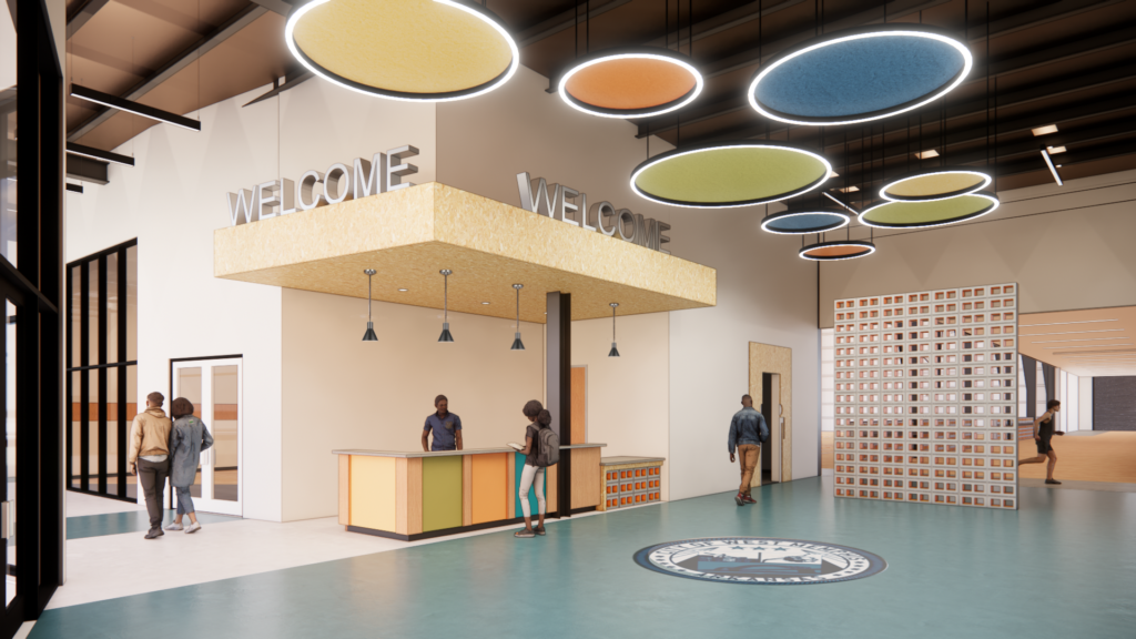 Rendering of Interior Entryway